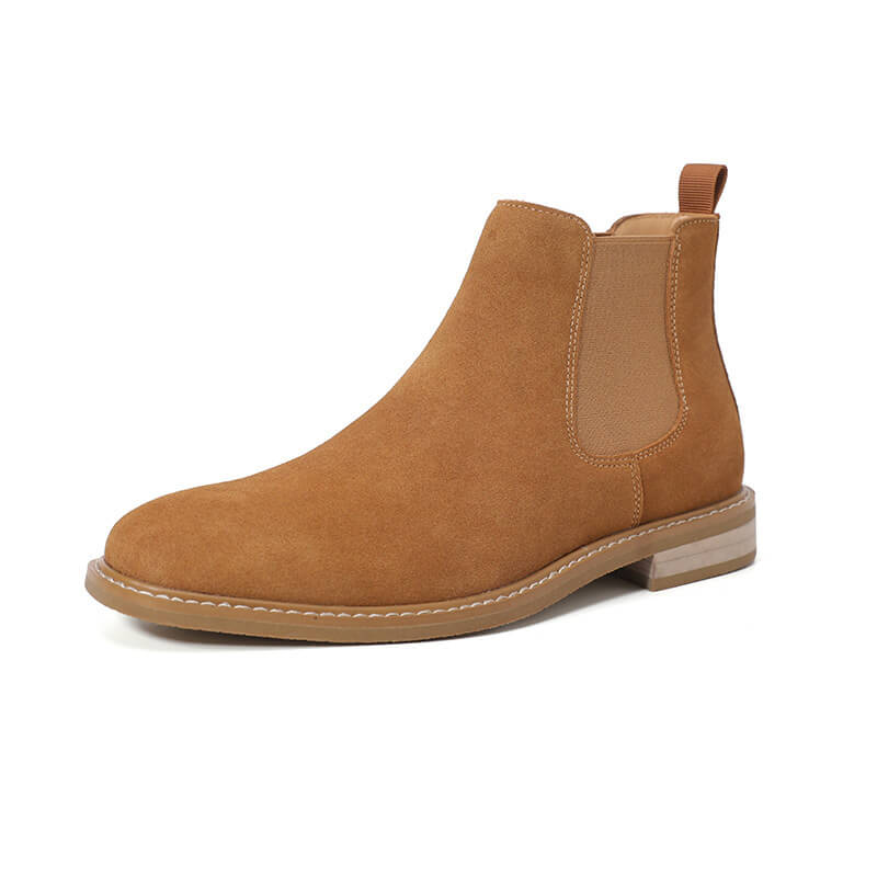 Men's genuine leather Chelsea boots